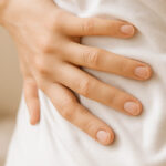Woman back pain